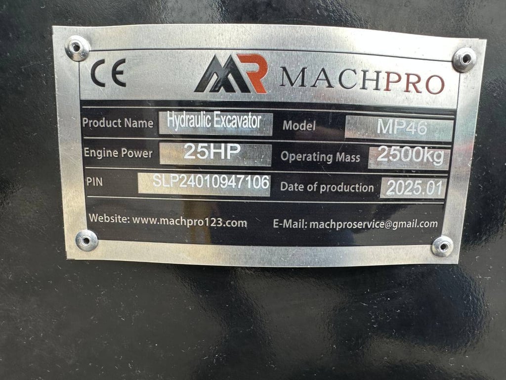 Crawler Excavator Machpro MP46 Petrol 2025 New 2025 Machpro MP46 2025 0 Crawler Excavators image 15