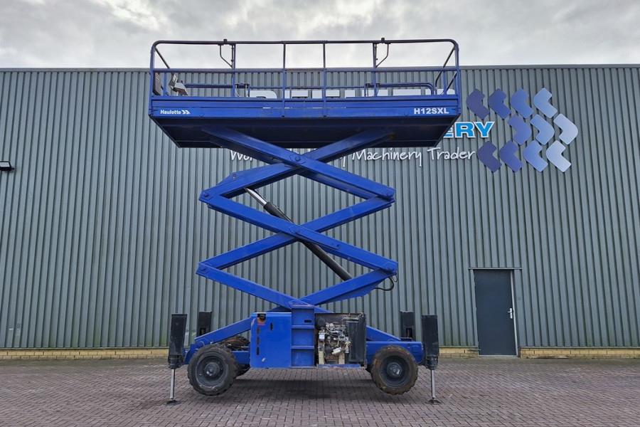 Haulotte H12SXL Diesel, 4x4 Drive, 12m Working Height, 700k 2008 HAULOTTE - H12SXL - 90367 H12SXL Diesel, 4x4 Drive, 12m W...