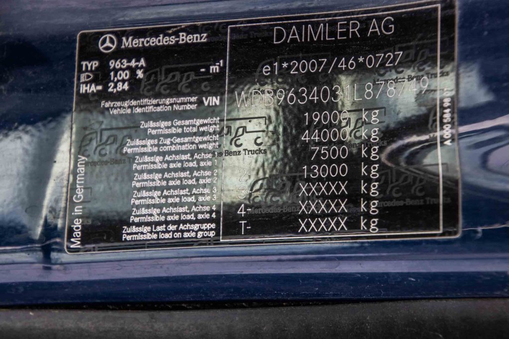 MERCEDES ACTROS 1843 LS+E6+HYDRAULIQUE 2014 E58488 ACTROS 1843 LS+E6+HYDRAULIQUE 2014 1 image 8