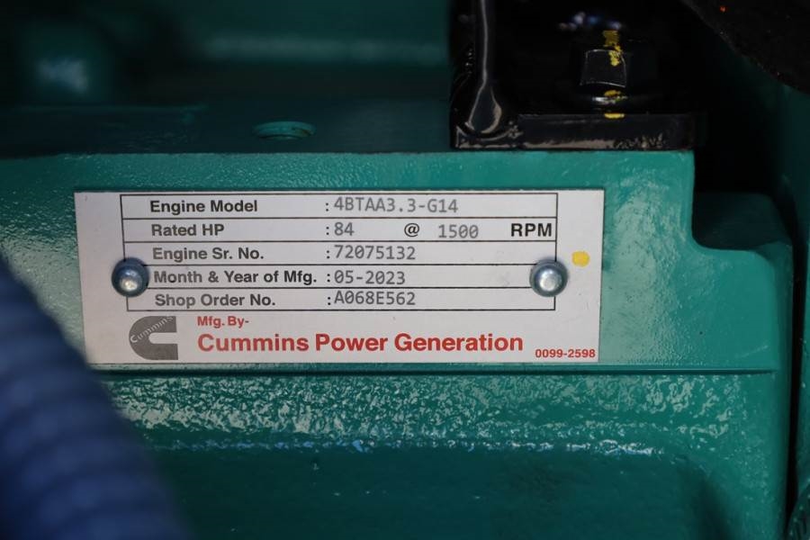 Cummins C55D5EQ Declaration of Conformity, Diesel, 55kVA, 2025 CUMMINS - C55D5EQ - 63427 C55D5EQ Declaration of Conformity...