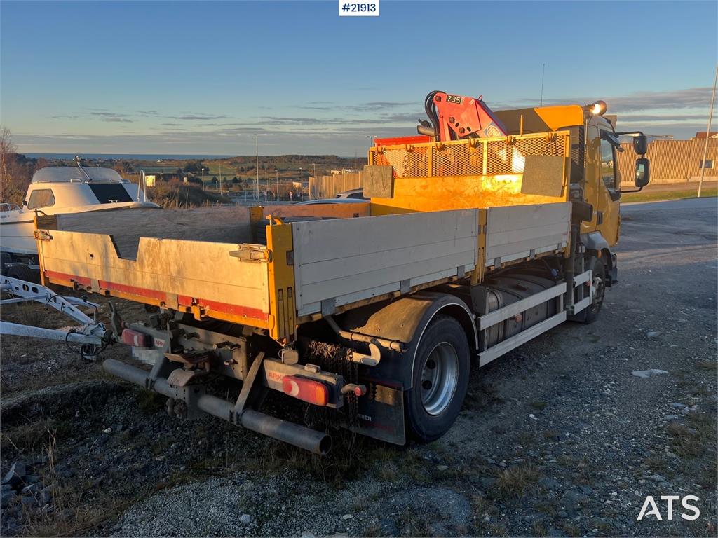 Volvo FL240 brøyterigget kranbil m/ HMF735 kran, grabb o 2013 21913 FL240 brøyterigget kranbil m/ HMF735 kran, grabb o 201...