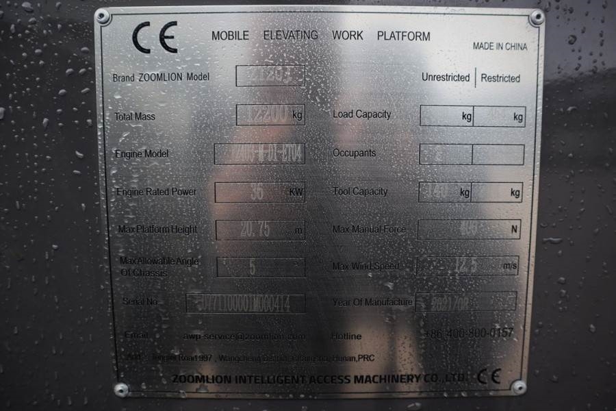 Zoomlion ZT20J Valid inspection, *Guarantee! Diesel, 4x4x4 2022 ZOOMLION - ZT20J - 60983 Zoomlion ZT20J Valid inspection, ...