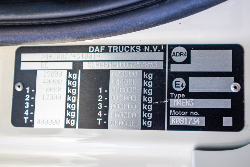 DAF CF 410-4x2 - 13 642 KM - 26m3 2019 E59287 DAF 410-4x2 - 13 642 KM - 26m3 2019 1 image 14