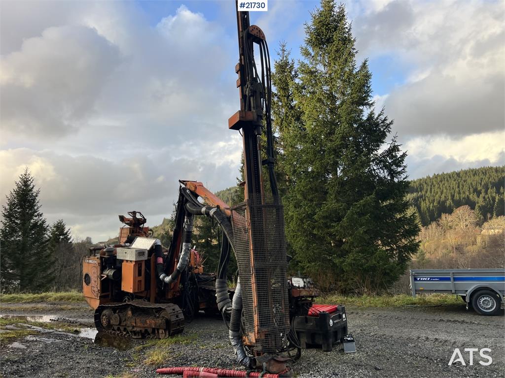 Tamrock DHA400 Drilling rig w/ CPR 438L hammer 1986 21730 Tamrock DHA400 Drilling rig w/ CPR 438L hammer 1986 1 image 3