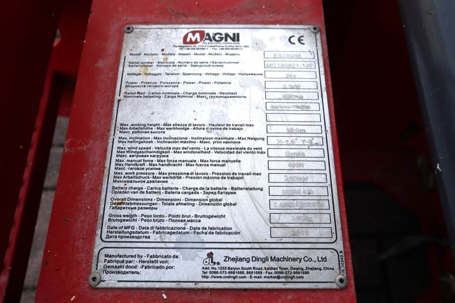 Magni ES1008E Valid inspection, *Guarantee!, Electric, 1 2018 MAGNI - ES1008E - 60177 MAGNI ES1008E Valid inspection, *Gua...