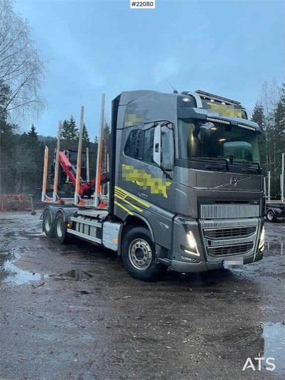 Volvo FH16 750 6x4 timber truck with Epsilon M12 crane 2021 22080 FH16 750 6x4 timber truck with Epsilon M12 crane 2021 1 ...