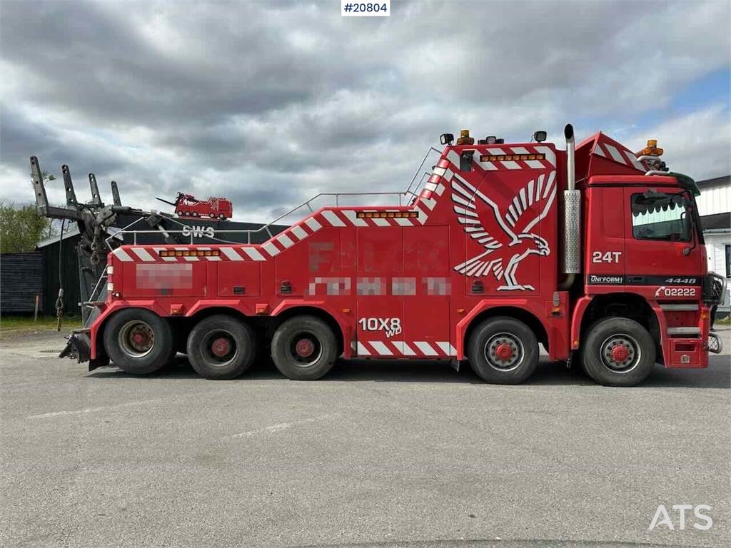 Mercedes-Benz Actros 4448 8x8 heavy hauler w/ SWS body and low m 2004 20804 Actros 4448 8x8 heavy hauler w/ SWS body and l...