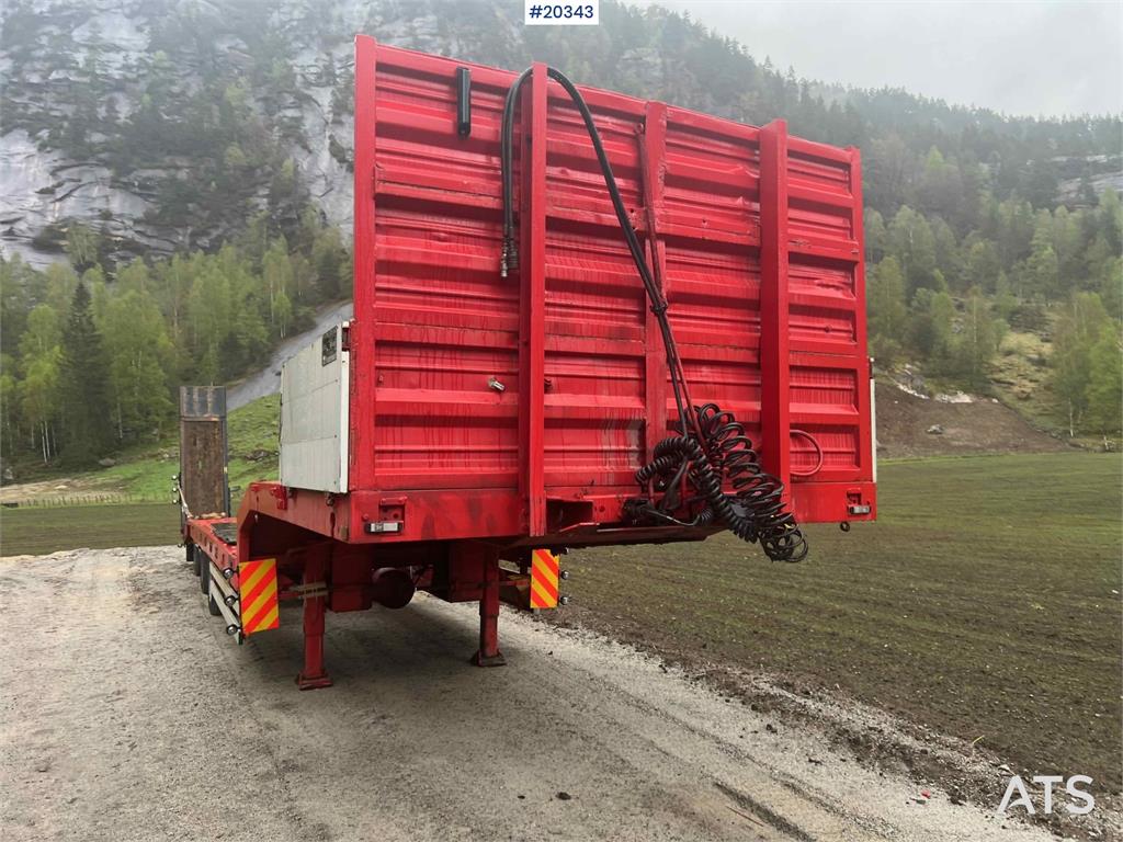 Damm SE-51M 3 axle Machine trailer w/ hydraulic driving 2009 20343 Damm SE-51M 3 axle Machine trailer w/ hydraulic driving...