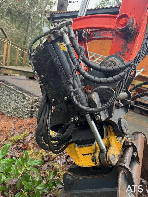 Kubota U36-4 Beltegraver m/ 4 skuffer, rotortilt og klype 2020 22076 U36-4 Beltegraver m/ 4 skuffer, rotortilt og klype 20...