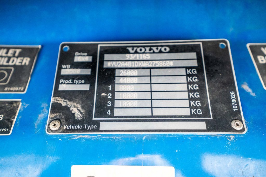 VOLVO FH 12-340 - HMF 2420 K6 (2012) 1997 E64067 FH 12-340 - HMF 2420 K6 (2012) 1997 1 image 13