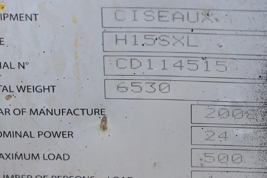 Haulotte H15SXL Diesel, 4x4 Drive, 15m Working Height, 500k 2008 HAULOTTE - H15SXL - 90298 H15SXL Diesel, 4x4 Drive, 15m W...