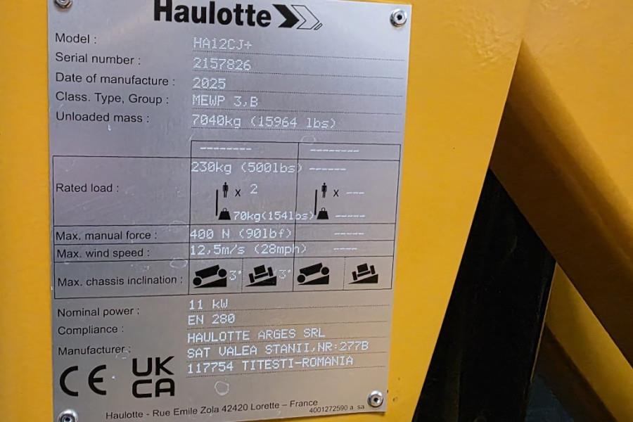 Haulotte HA12CJ+ Guarantee! Electric, 12 m Working Height, 2025 HAULOTTE - HA12CJ+ - 63776 HA12CJ+ Guarantee! Electric, 12...
