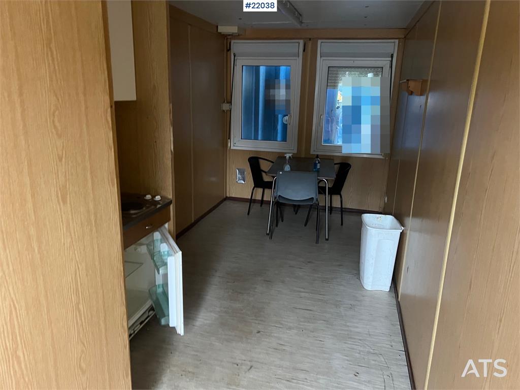 20 fot container m/ wc, dusj, vask, varmtvannsbere 2000 22038 20 fot container m/ wc, dusj, vask, varmtvannsbere 2000 1 im...