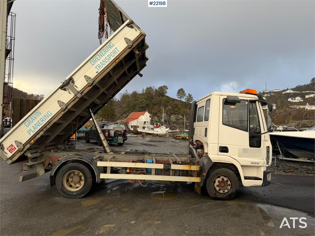 Iveco 90E18 4x2 tipping truck with 3-way tipping 2004 22198 90E18 4x2 tipping truck with 3-way tipping 2004 1 Tipper truck...