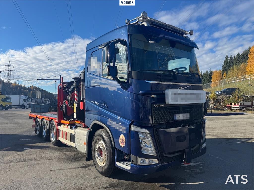Volvo FH540 Combi truck w/ 54 t/m Fassi crane w/ Jib and 2022 21593 FH540 Combi truck w/ 54 t/m Fassi crane w/ Jib and 202...