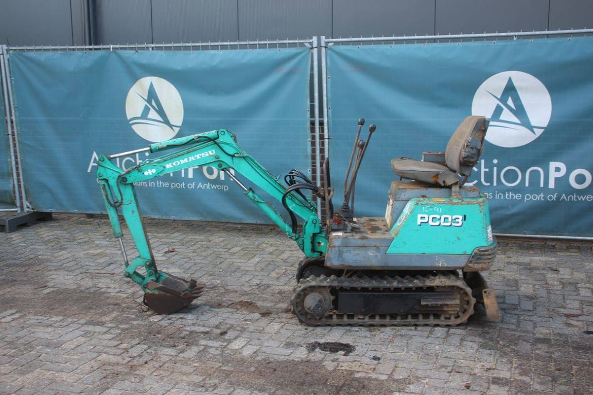 Mini excavator Komatsu PC03-1 Diesel 5.5kW PC03-1 1 image 2