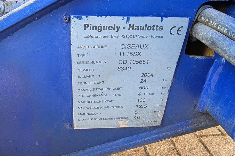 Haulotte H15SX Diesel, 4x4 Drive, 15 Working Height, 500kg 2004 HAULOTTE - H15SX - 90369 H15SX Diesel, 4x4 Drive, 15 Worki...