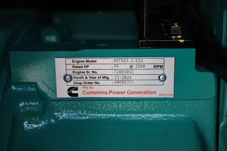 Cummins C66D5EQ Declaration of Conformity, Diesel, 66kVA, 2025 CUMMINS - C66D5EQ - 63429 C66D5EQ Declaration of Conformity...