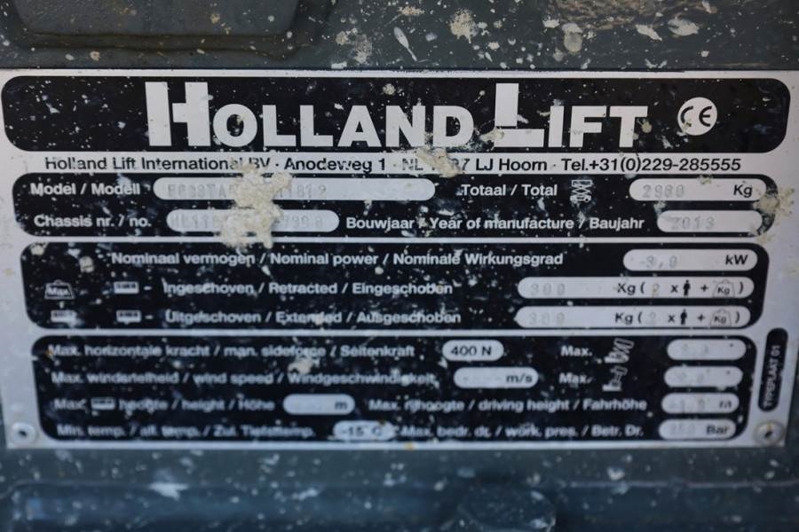 Holland Lift Ecostar HL-11812 Electric, 14m Working Height, 300 2013 HOLLAND LIFT - Ecostar HL-11812 - 63481 Holland lift ...