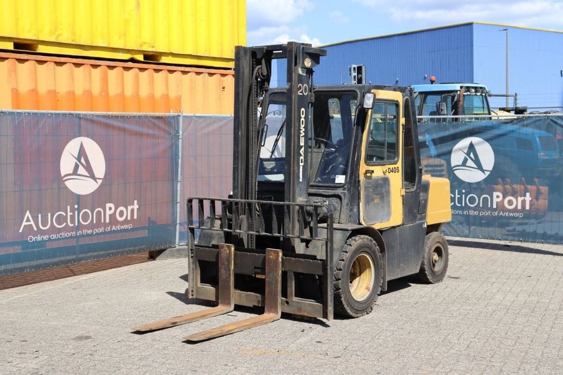 Forklift Daewoo D40S-2 Diesel 4000kg 2002 2002 D40S-2 2002 1 Forklift image 9