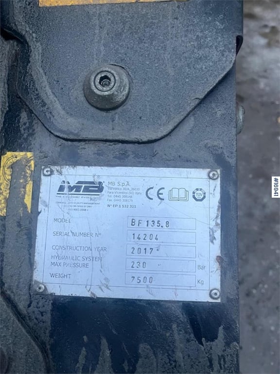 MB Crusher crushing bucket w/ G90 attachment 2017 16941 MB CRUSHER crushing bucket w/ G90 attachment 2017 1 image 7