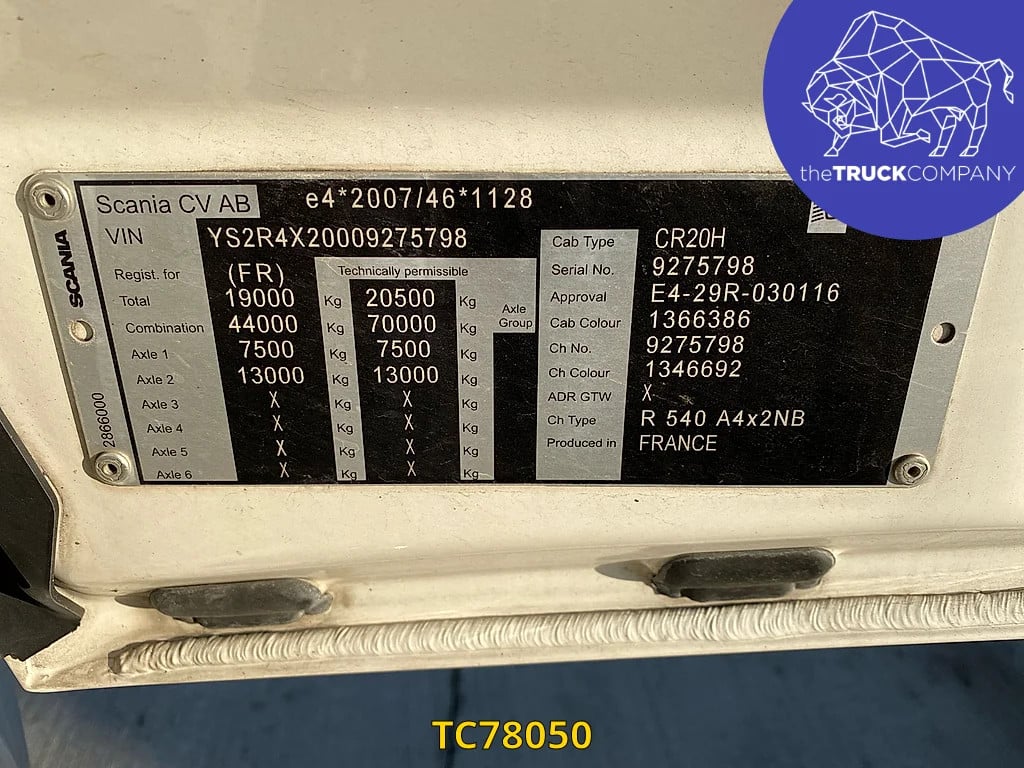 Scania R 540 2021 TC78050 R 540 2021 1 image 13