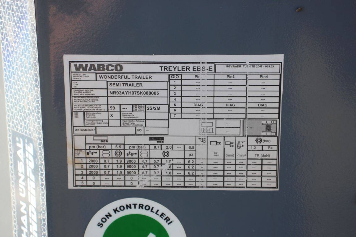 Low loader Ayhan Unsal 3AYH 2025 New 2025 ERF 3AYH 2025 0 image 8