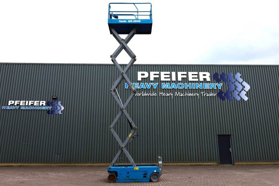 Genie GS2646 Electric, Working Height 9.80m, Capacity 45 2013 GENIE - GS2646 - 90035 GS2646 Electric, Working Height 9.80m...