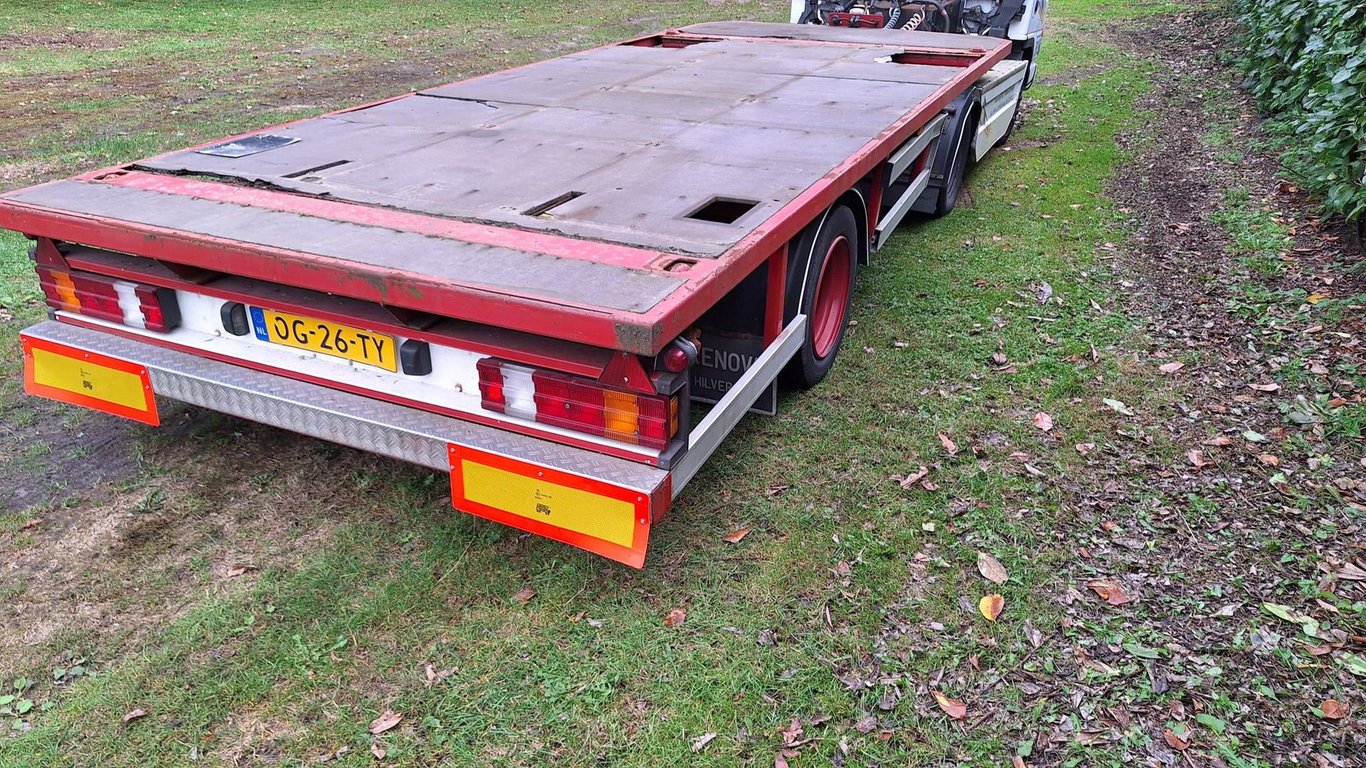 Flatbed Trailer Hoekstra BE OPL 6T-L 3930kg 2001 2001 HOEKSTRA BE OPL 6T-L 2001 1 image 3