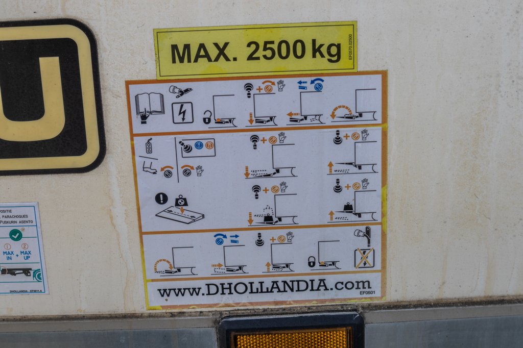 CHEREAU CHEREAU+CARRIER+DHOLLANDIA 2.5 T. 2017 E59605 Chereau CHEREAU+CARRIER+DHOLLANDIA 2.5 T. 2017 1 image 9