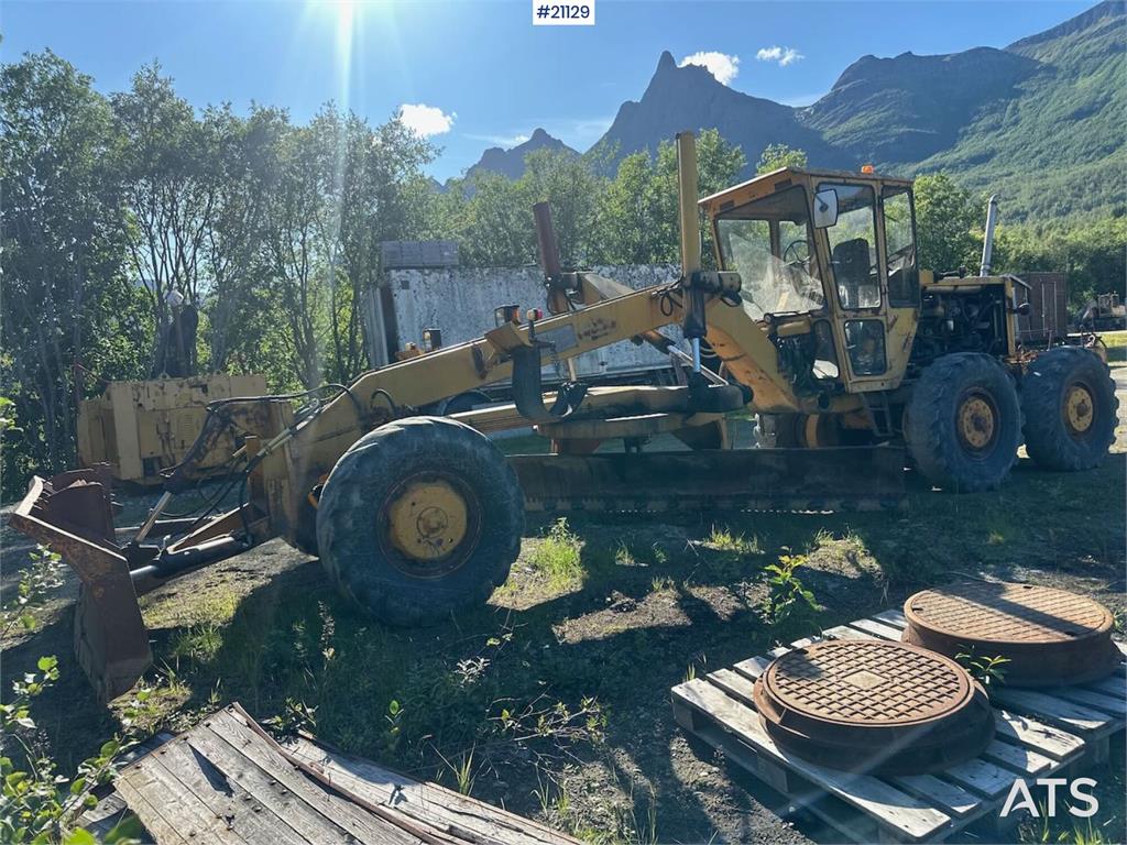 Nordverk 130 HVT grader w/ extra tires on rim. WATCH VIDEO. 1972 21129 Nordverk 130 HVT grader w/ extra tires on rim. WATC...