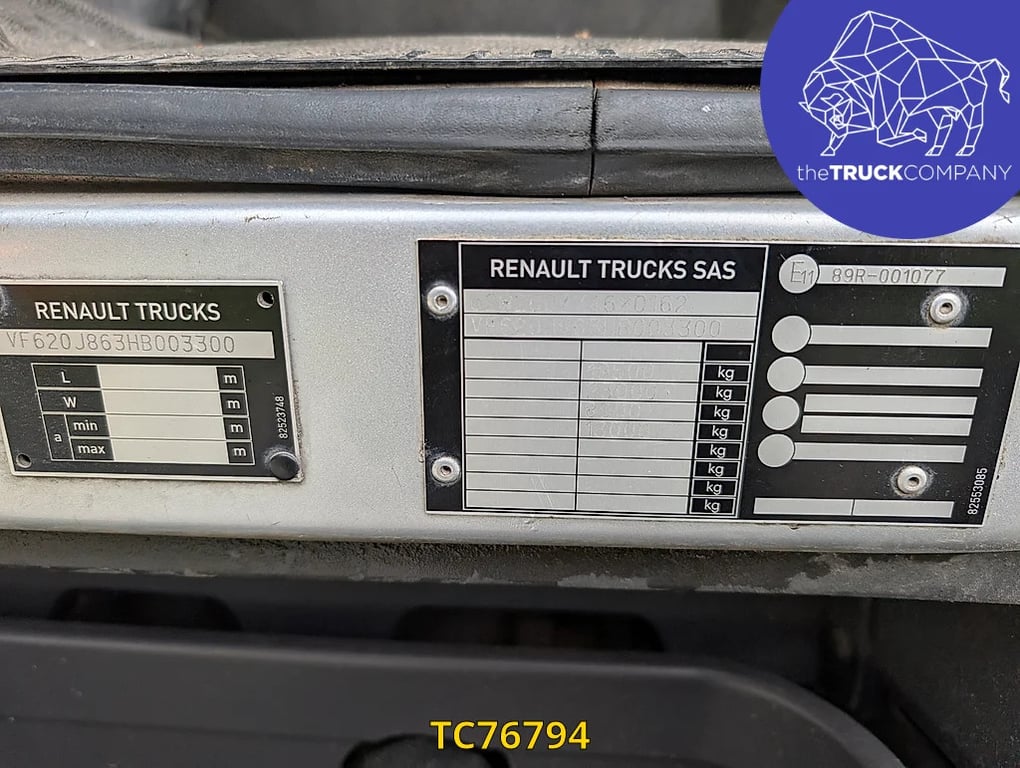 Renault Premium 320 2017 TC76794 Renault Premium 320 2017 1 image 8
