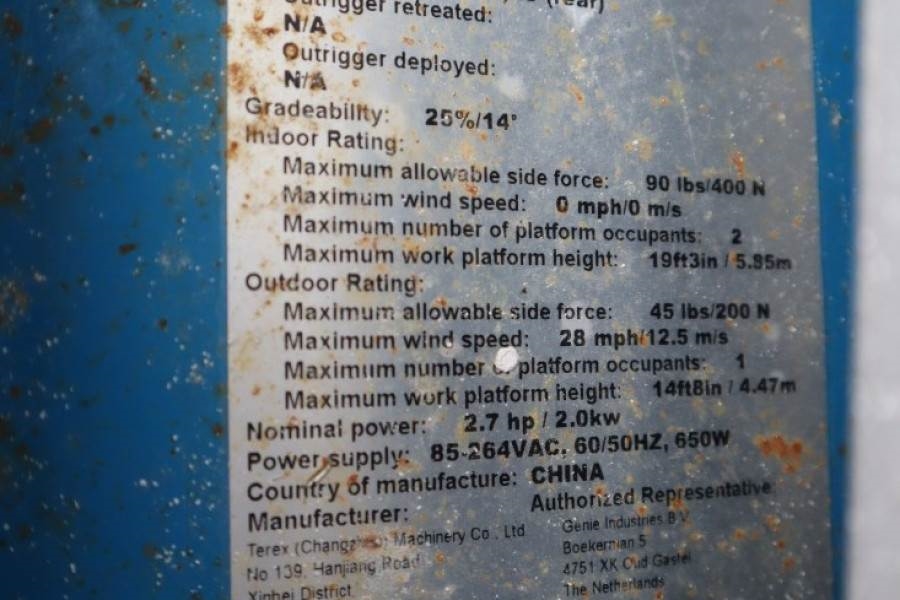 Genie GS1932 E-Drive Several In Stock, 8m Working Height 2021 GENIE - GS1932 E-Drive - 63744 GS1932 E-Drive Several In Sto...