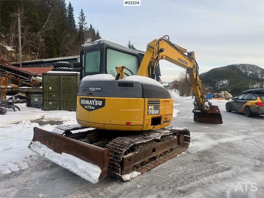 Komatsu PC78US-6 w/ Rototilt – 3 buckets – 6,300 hours WAT 2005 22224 PC78US-6 w/ Rototilt – 3 buckets – 6,300 hours WAT 2...