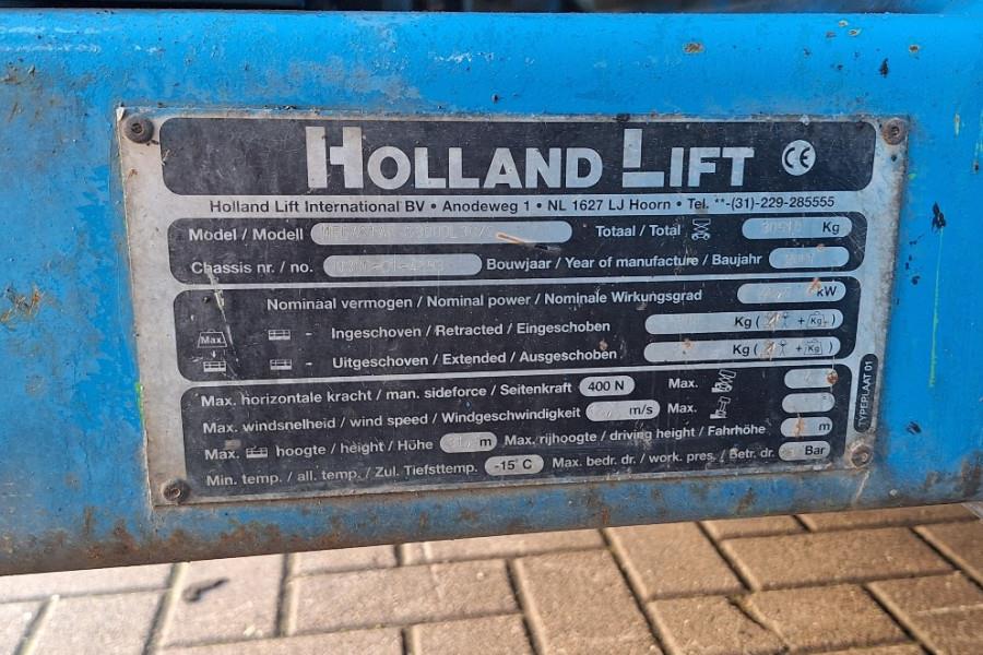 Holland Lift Megastar G300DL30/S Diesel, 4x4x4 Drive, 33.5m Wor 2001 HOLLAND LIFT - Megastar G300DL30/S - 90374 Holland li...