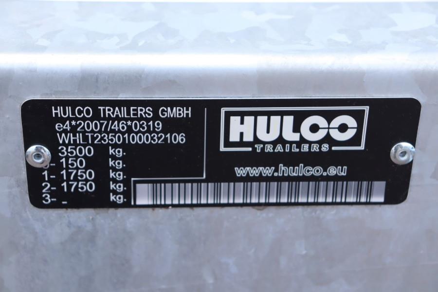 Hulco Terrax-2 3500kg 2 Axel Trailer, 2.770 kg Capacity, 2021 HULCO - Terrax-2 3500kg - 60732 Hulco Terrax-2 3500kg 2 Axel...