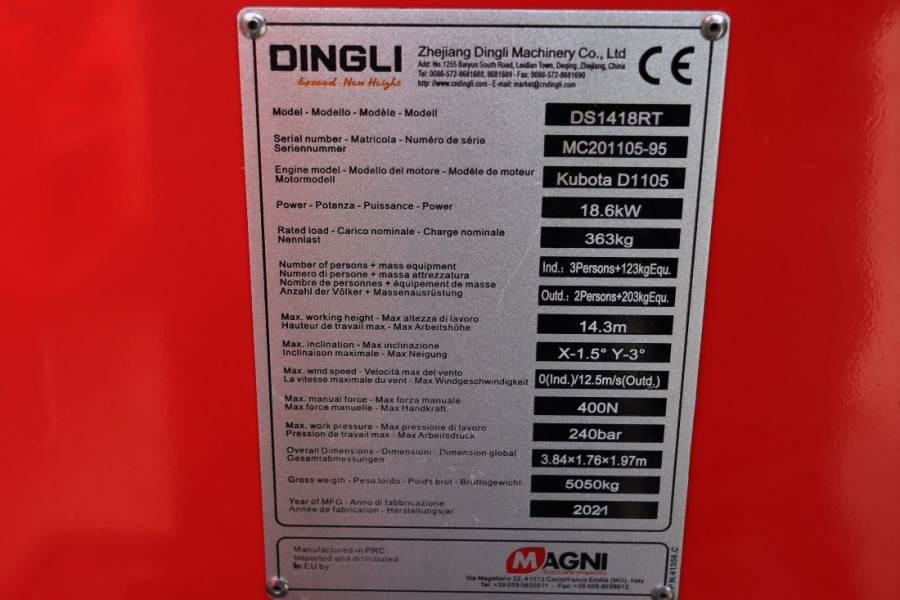 Magni DS1418RT New And Available Directly From Stock, Di 2021 MAGNI - DS1418RT - 60629 MAGNI DS1418RT New And Available Di...