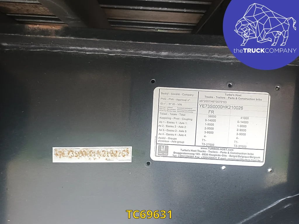 Hoet Trailers Container Transport 2020 TC69631 Hoet Trailers 2020 1 image 9