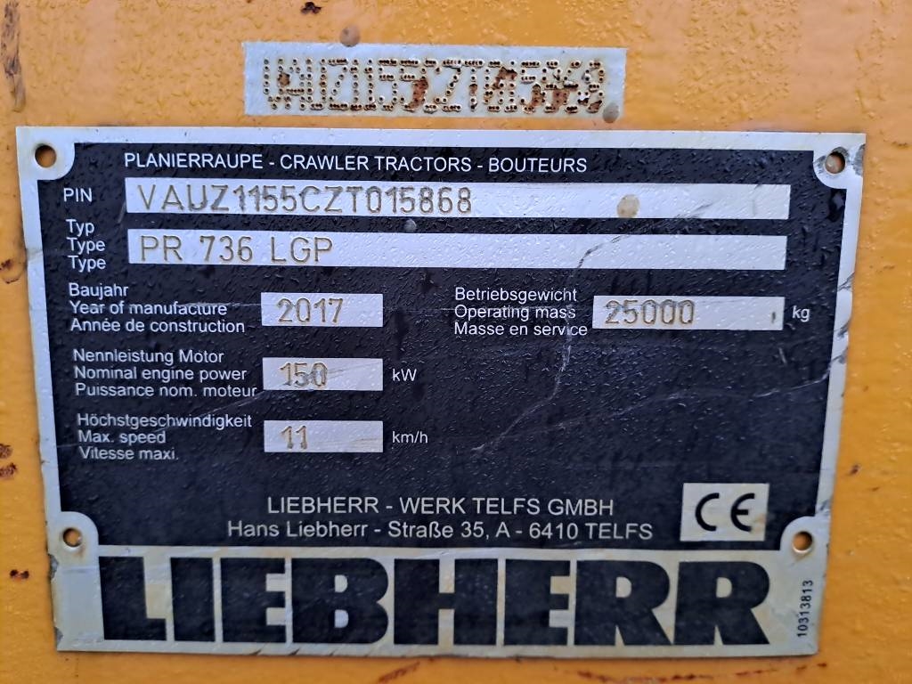 Liebherr PR 736 LGP 2017 ATR-2026 PR 736 LGP 2017 1 Dozers image 5