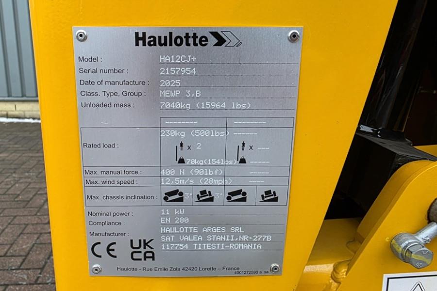 Haulotte HA12CJ+ Guarantee! Electric, 12 m Working Height, 2025 HAULOTTE - HA12CJ+ - 63780 HA12CJ+ Guarantee! Electric, 12...