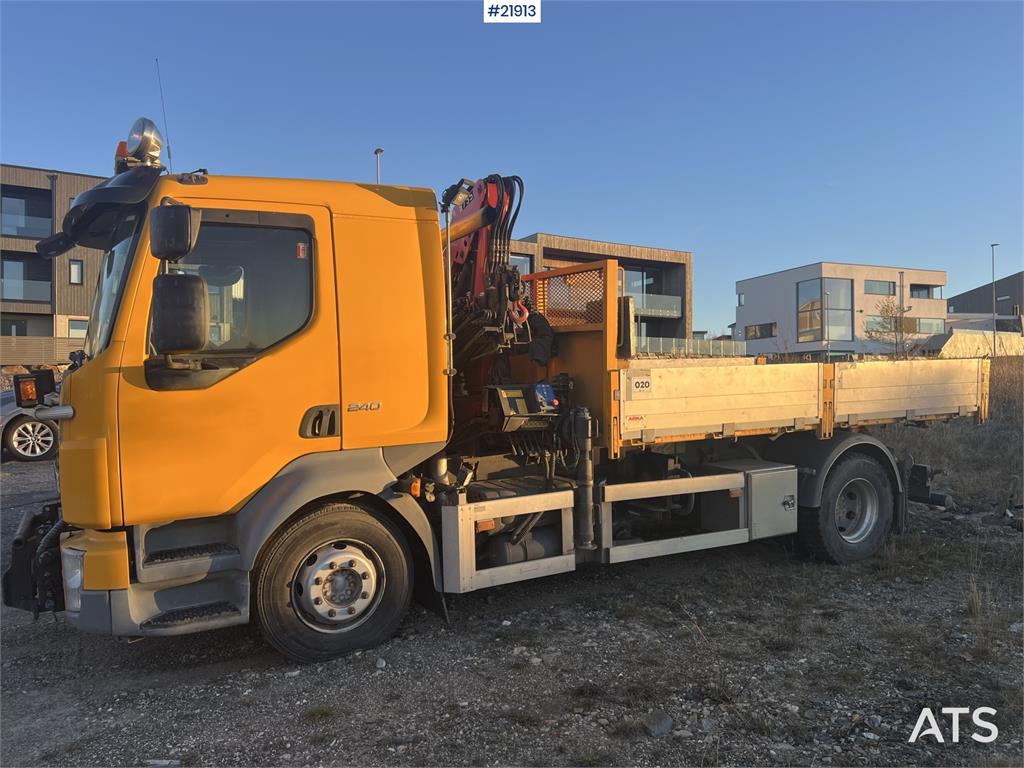 Volvo FL240 brøyterigget kranbil m/ HMF735 kran, grabb o 2013 21913 FL240 brøyterigget kranbil m/ HMF735 kran, grabb o 201...