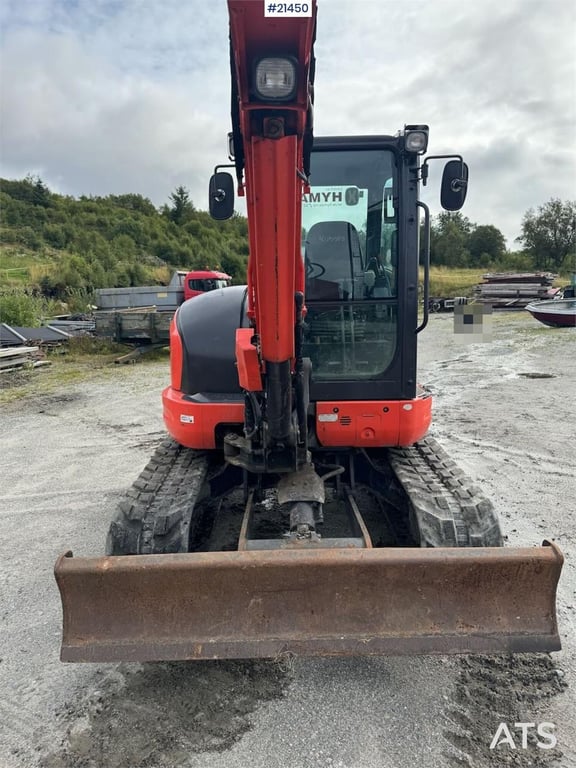 Kubota KX057-4 Tracked excavator w/ sanding bucket and ro 2013 21450 KX057-4 Tracked excavator w/ sanding bucket and ro 20...
