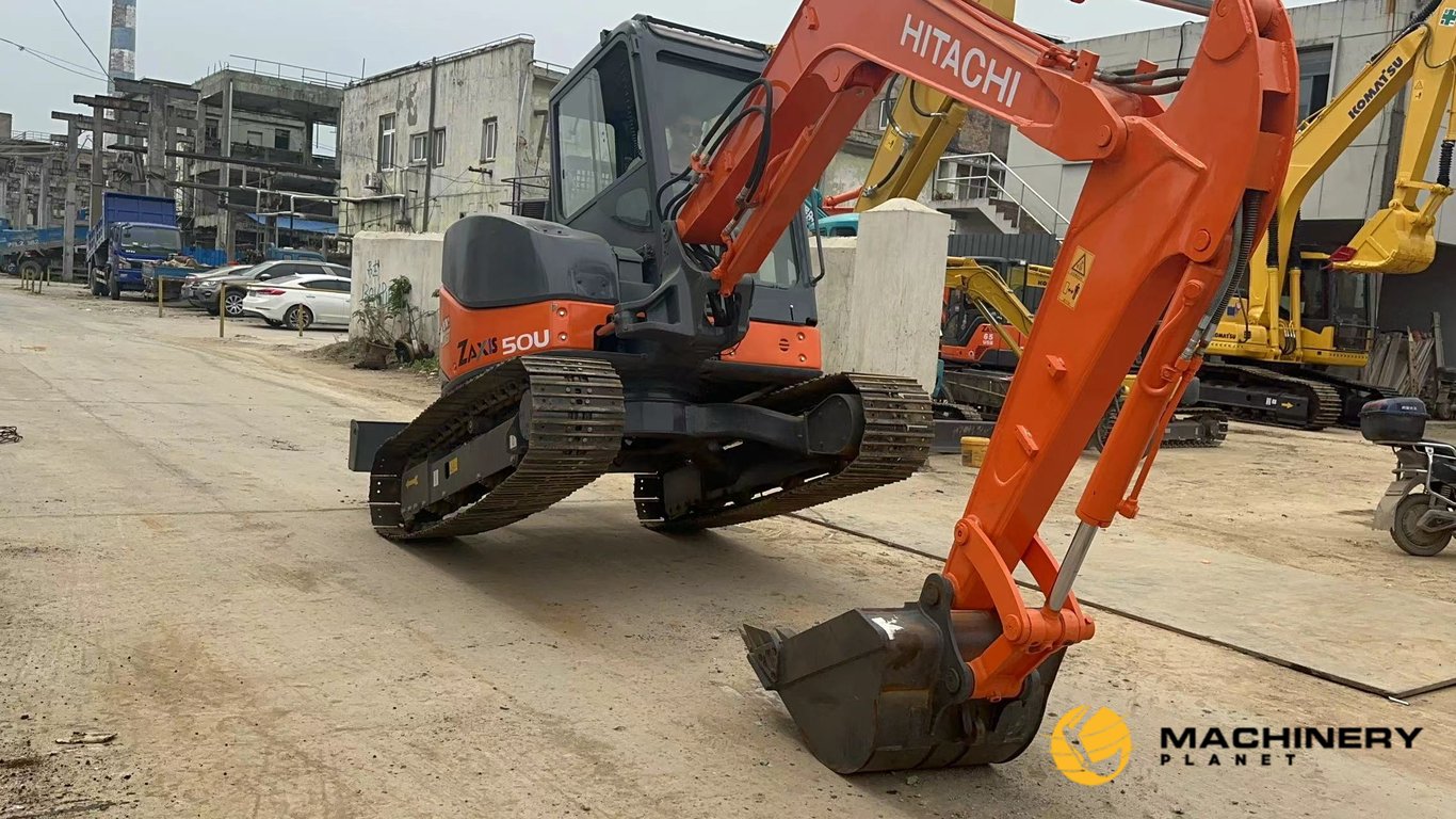 Hitachi ZX50u Mini Crawler Excavator GOOD CONDITION FOR SALE ZX50U 2020 1 Crawler Excavators image 6