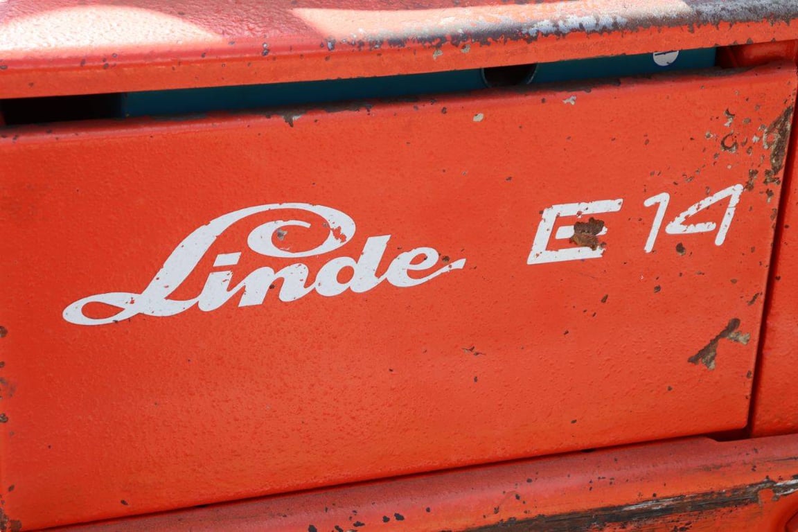 Forklift Linde E14 Electric 1400kg 3.5m 1994 1994 E14 1994 1 Forklift image 15