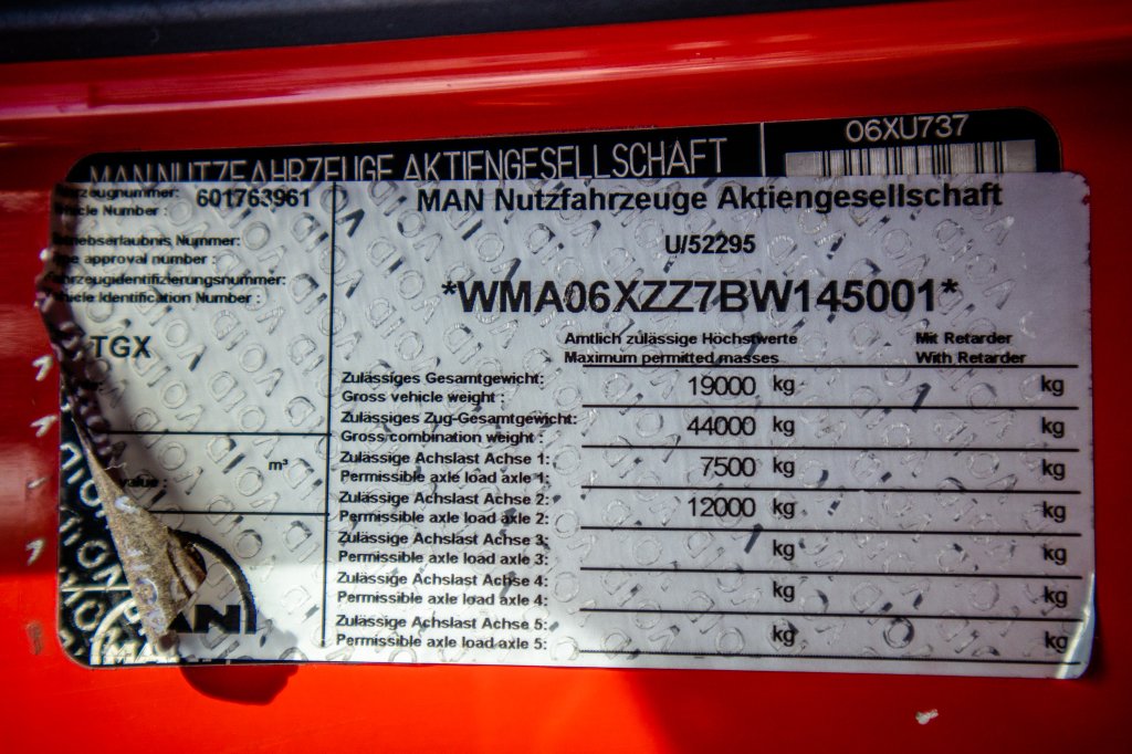 MAN TGX 18.440 XXL BLS 2010 E59889 TGX 18.440 XXL BLS 2010 1 image 12