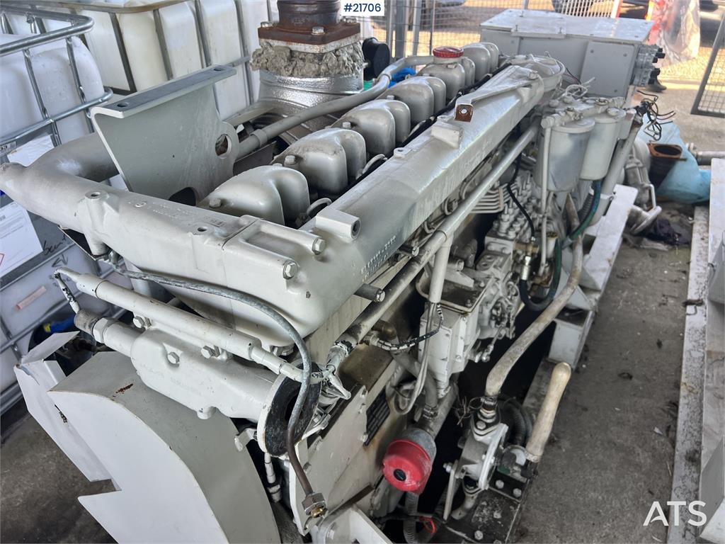 Man-stamford diesel generator w/ low hours 1985 21706 Man-stamford diesel generator w/ low hours 1985 1 Generators image 12