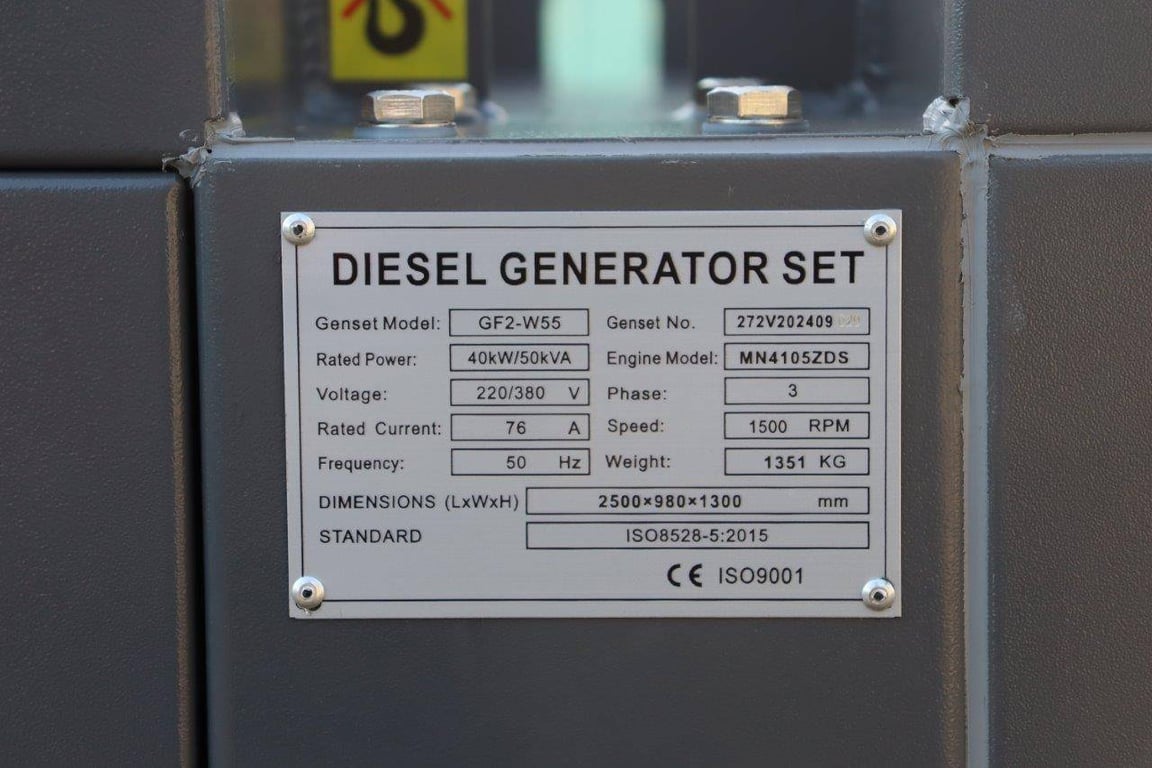 Generator Ricardo GF2-W55 Diesel 50kVA New 2024 Ricardo GF2-W55 2024 0 Generators image 11
