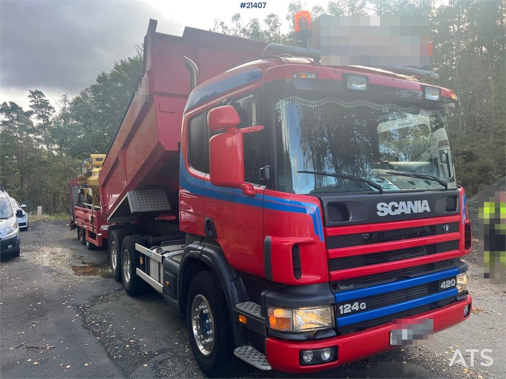 Scania P124G 6x2 Tippbil 2003 21407 P124G 6x2 Tippbil 2003 1 Tipper trucks image 7