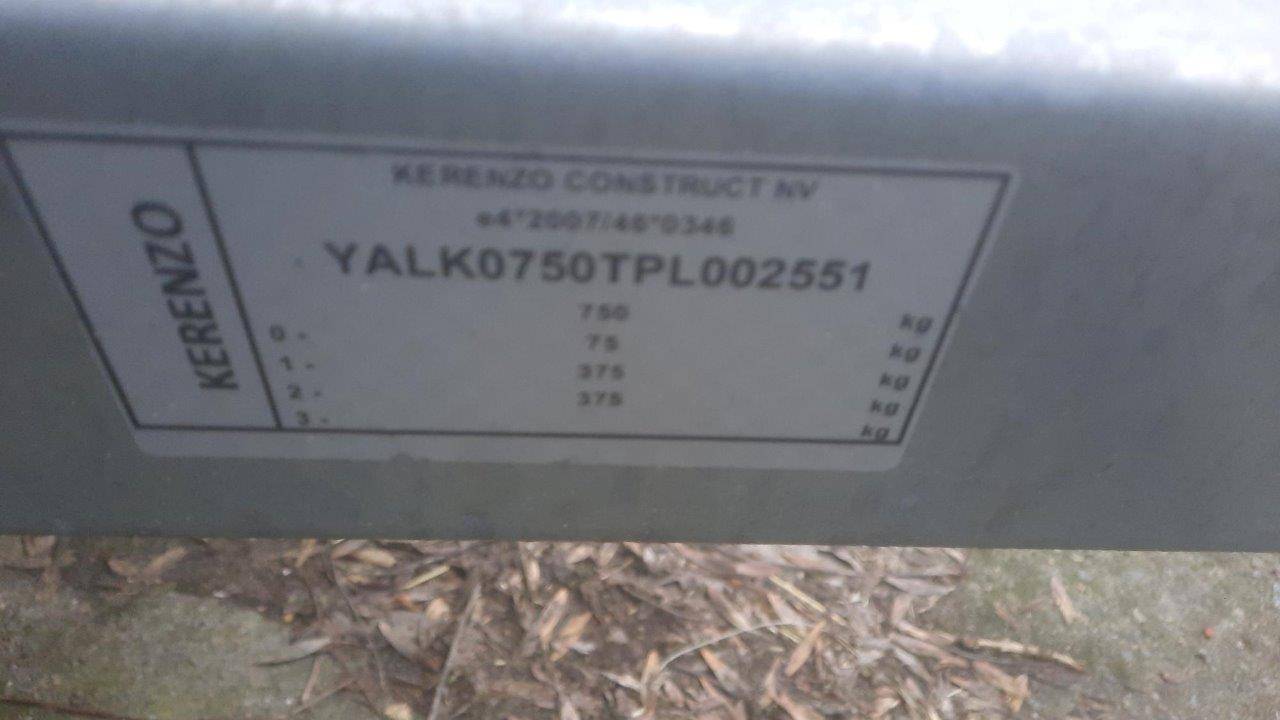 Closed Trailer Kerenzo 2.50x1.50x1.80m 750kg KERENZO 1 image 7