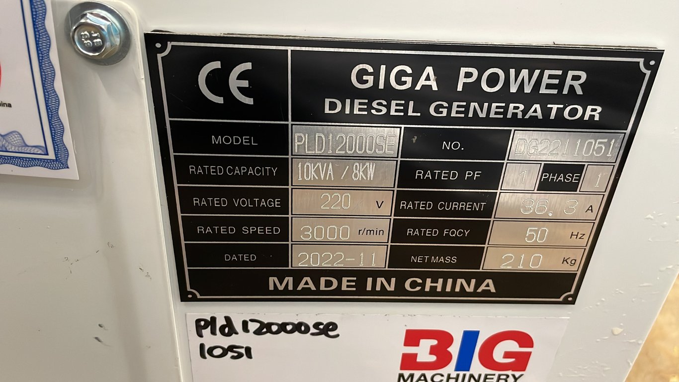 Giga power PLD12000SE 10 kVA silent generator 2022 00031646 Giga power PLD12000SE 10 kVA silent generator 2022 0 image 13
